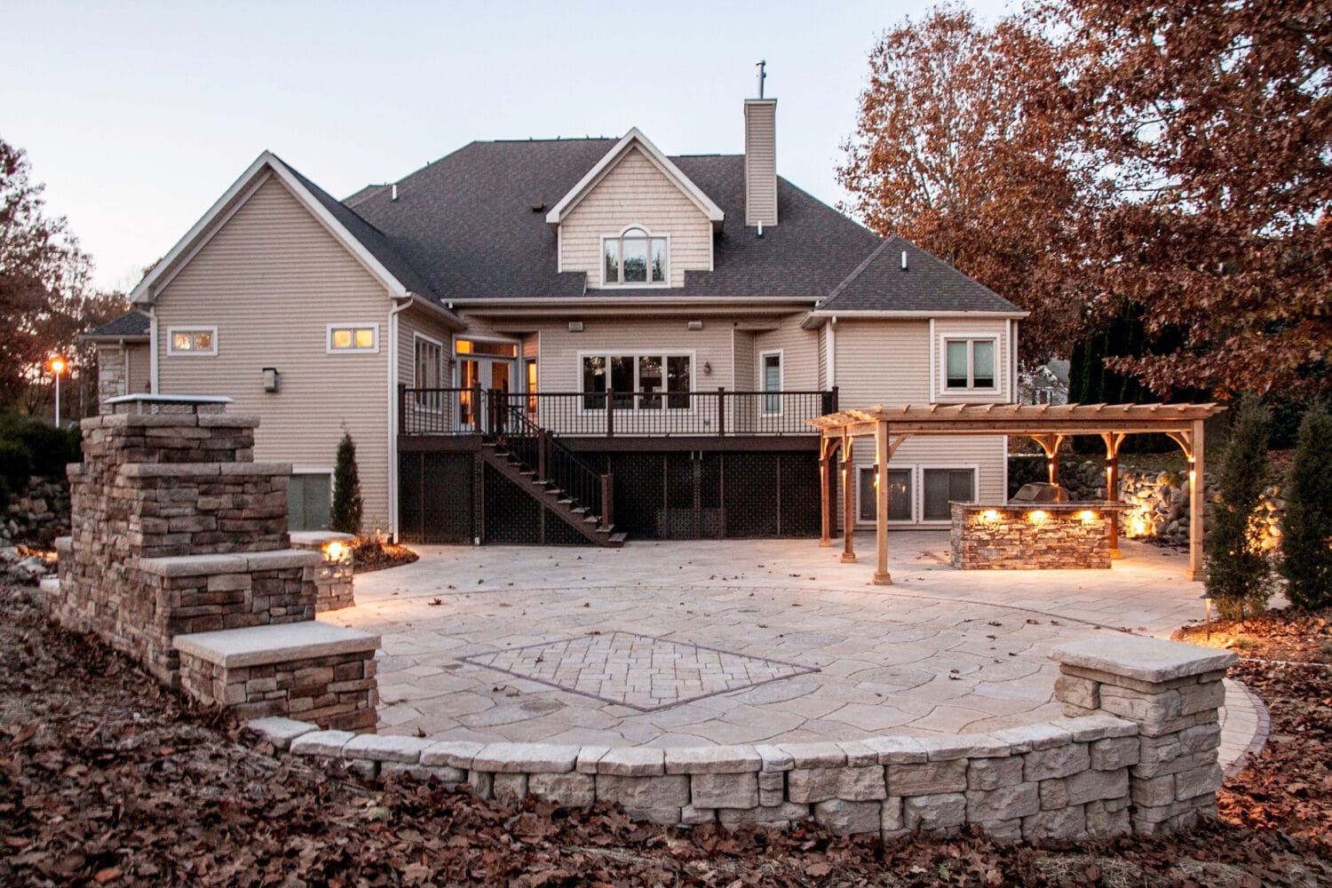 kalamazoo paver patios and fire features
